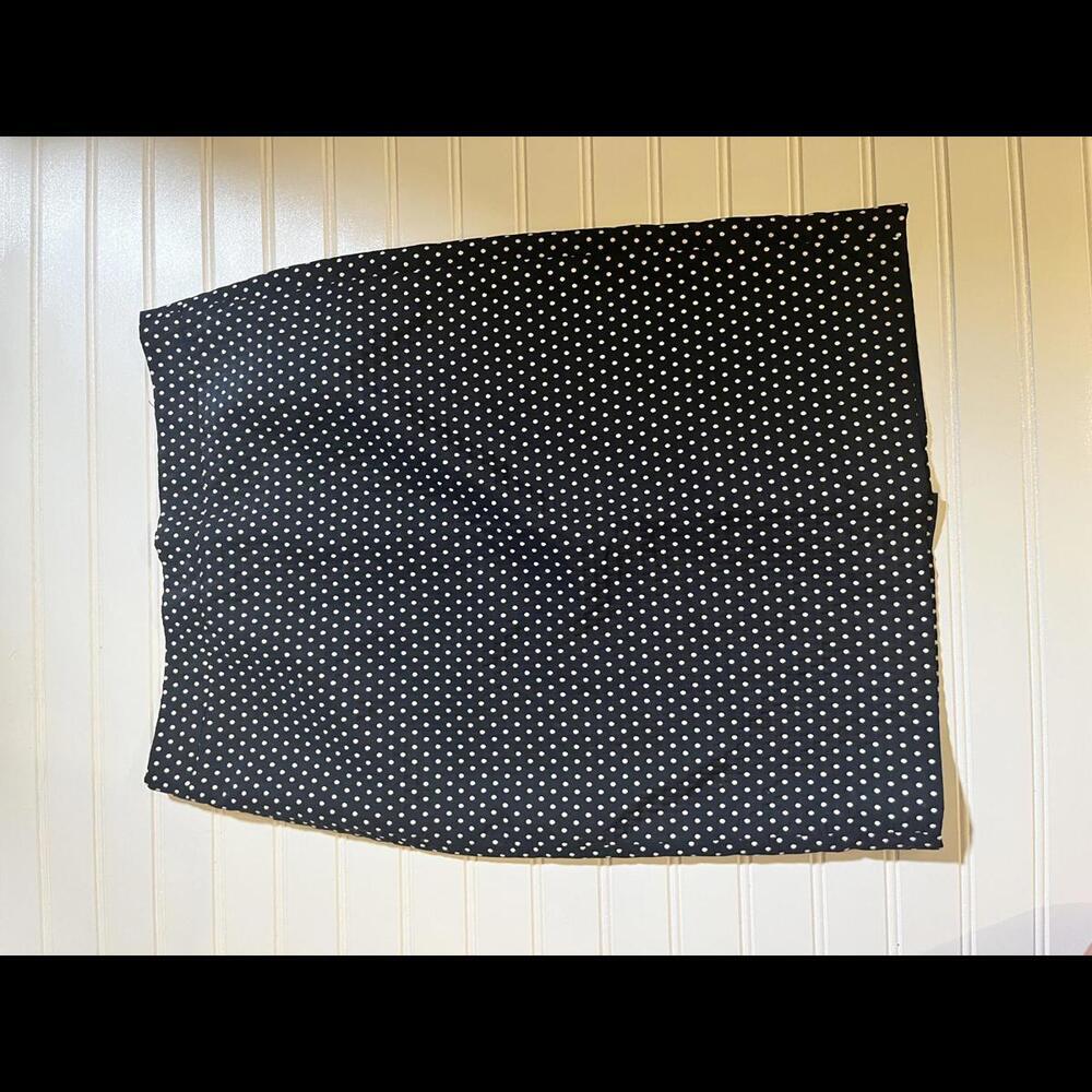 Women’s JCrew Navy Polka Dot No. 2 Pencil Skirt Size 4